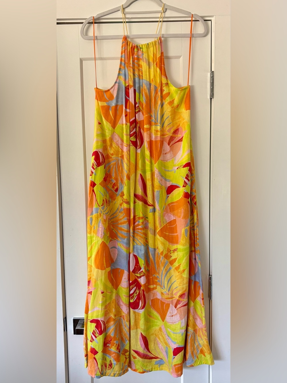 C&C California Linen Blend Swim Cover-up Dress. Sz L - Picture 2 of 6